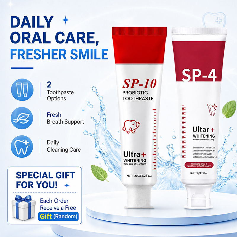 Teeth Whitening Xylitol - SP-10 and SP-4 Probiotic Whitening Toothpaste