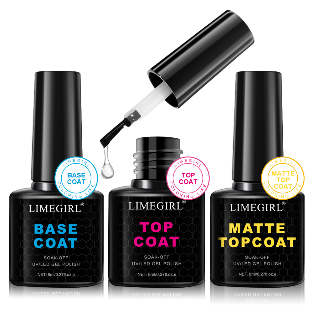 Uv Whitening Kit - LIMEGIRL 3pcs/Kit Nail Art Soaking Primer