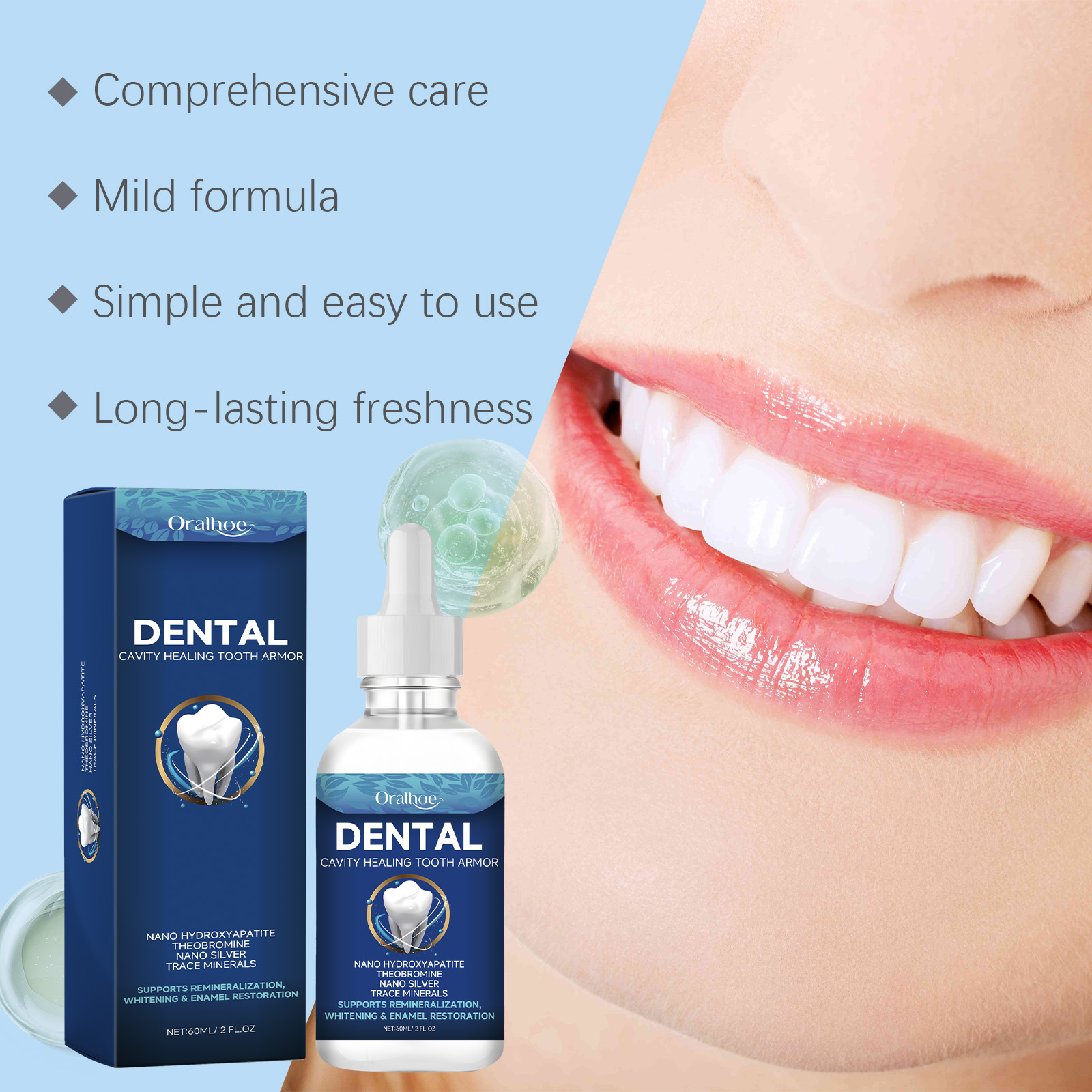 Oralhoe Teeth Brighten Serum L - Teeth Whitening Gum 评论和价格