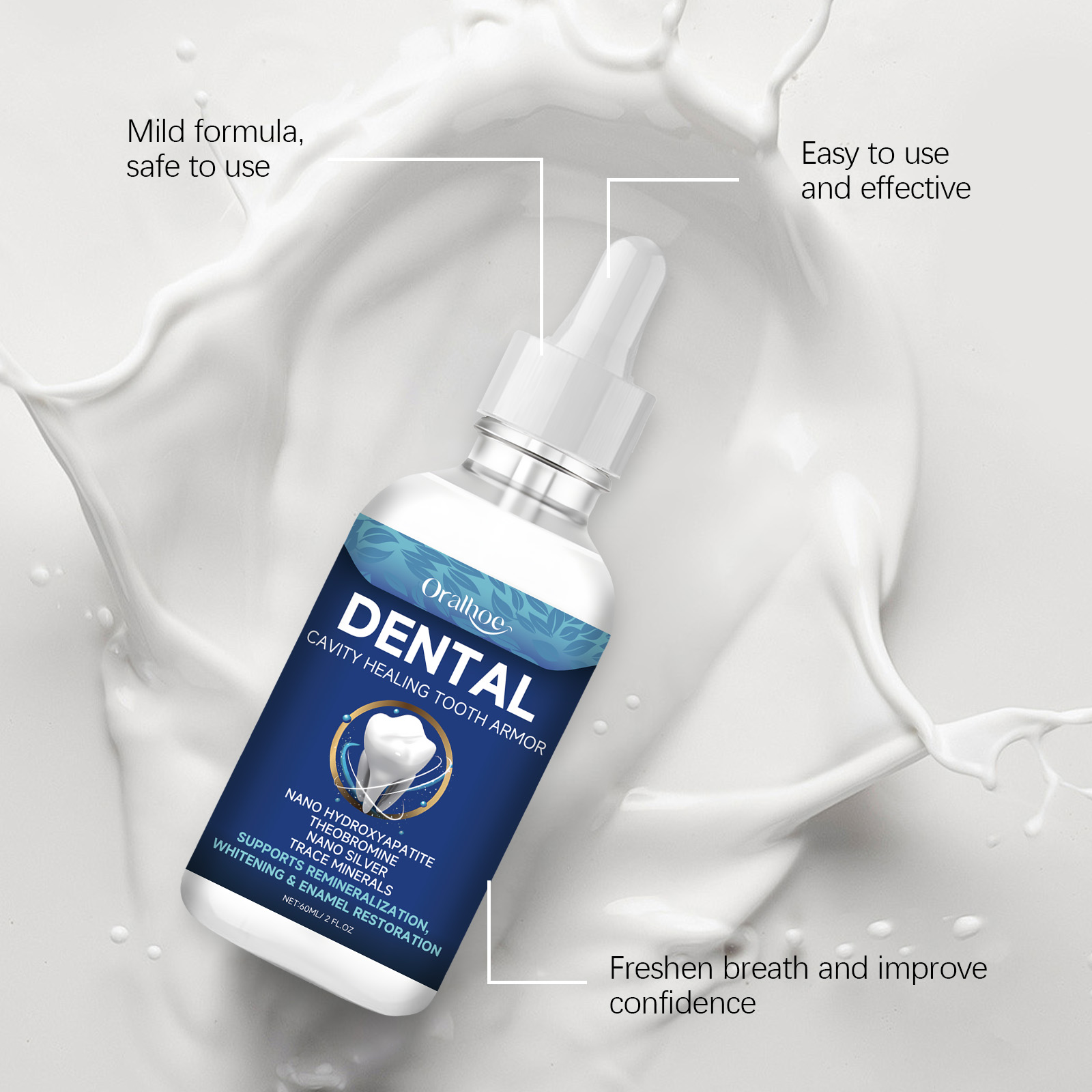 Oralhoe Teeth Brighten Serum L - Teeth Whitening Gum 评论和价格