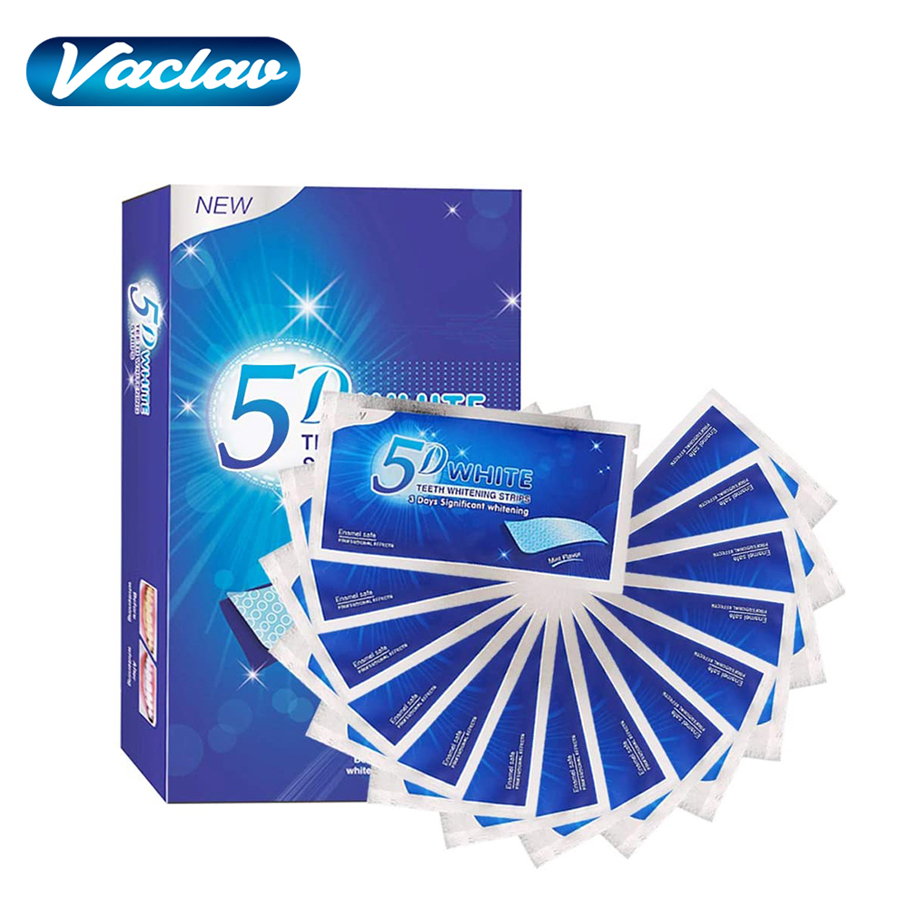 5D White Teeth Whitening Strip - Teeth Whitening Xylitol 评论和价格