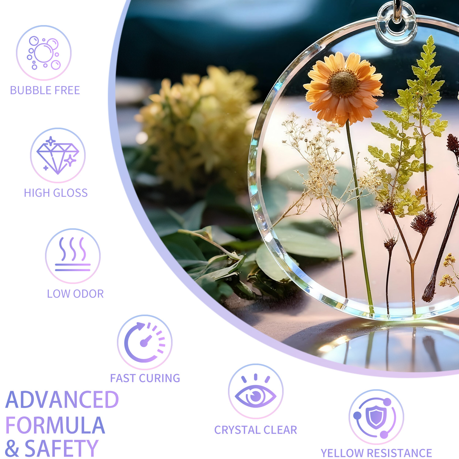 200g UV Resin Crystal Clear Ha - Uv Whitening Kit 评论和价格