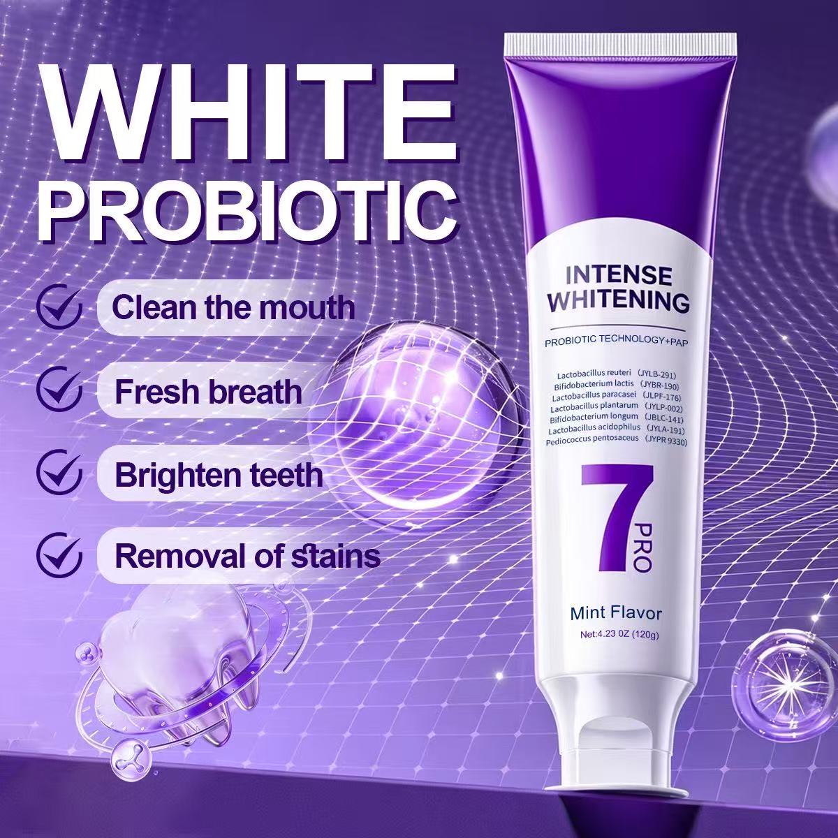 7-Pro Probiotic Whitening Toot - Teeth Whitening That Works 评论和价格