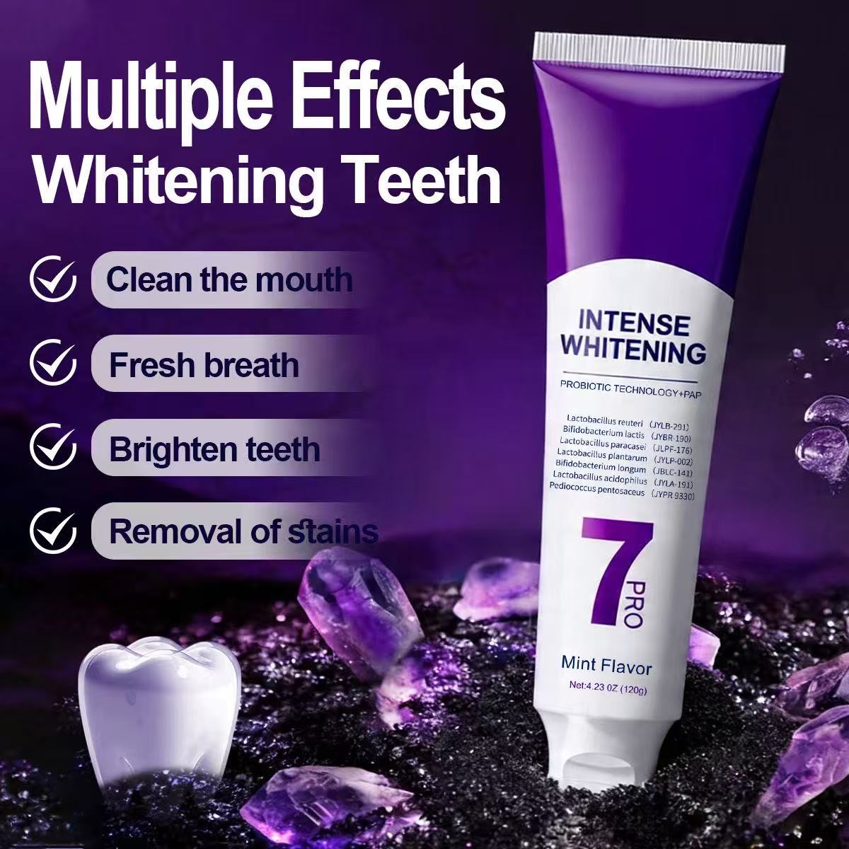 7-Pro Probiotic Whitening Toot - Teeth Whitening That Works 评论和价格