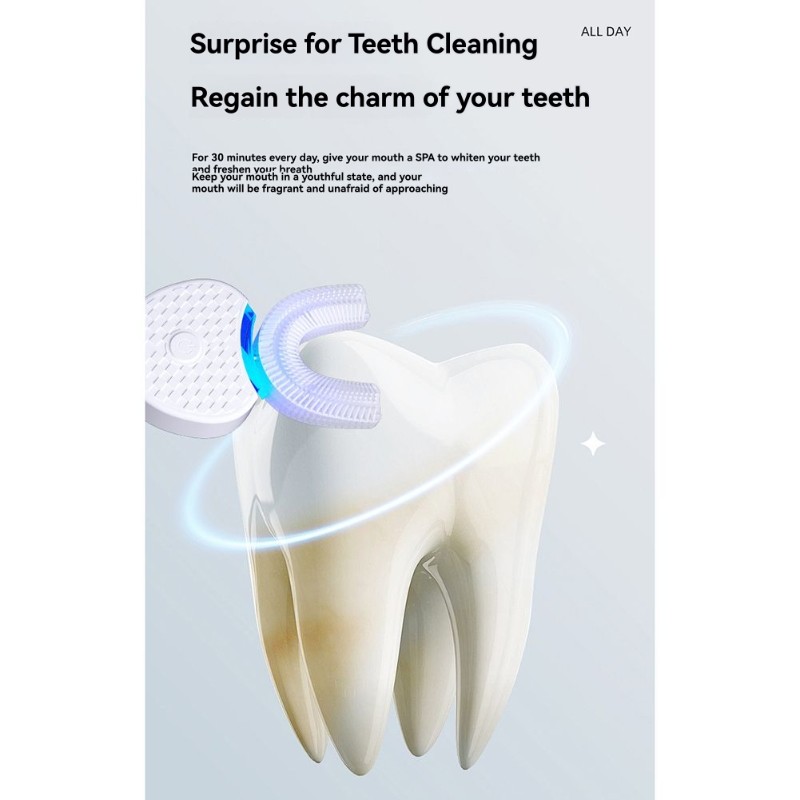 Y59A U-Shaped Electric Toothbr - Teeth Whitening Gum 评论和价格