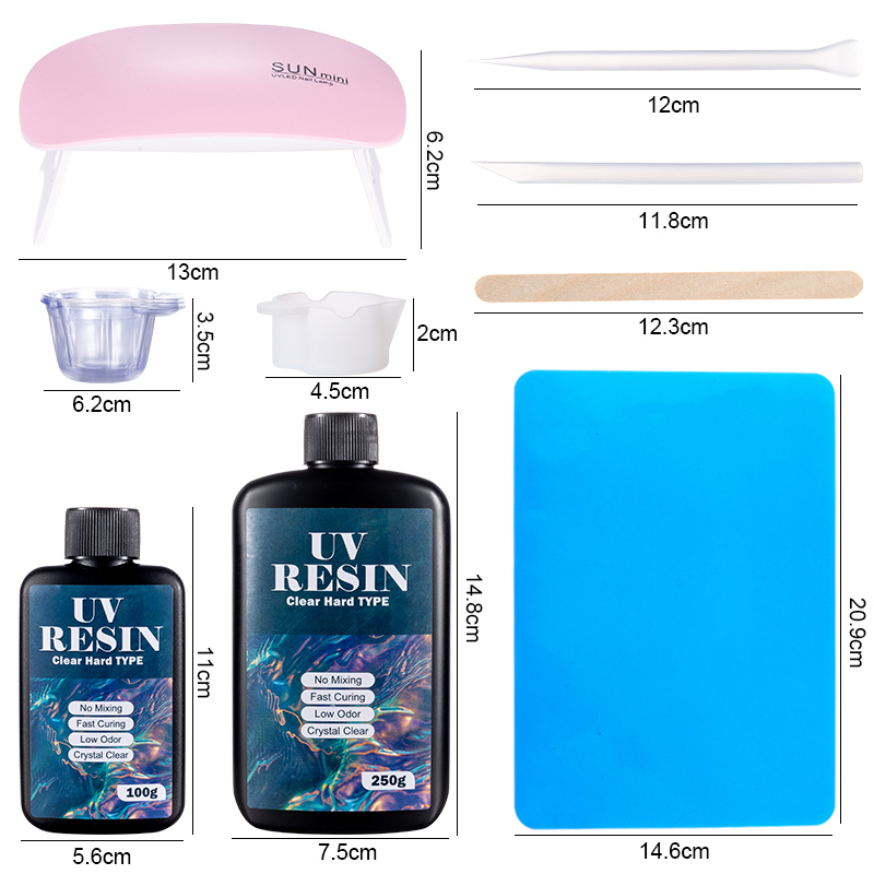 Hard UV Resin Glue Kit Fast Cu - Uv Whitening Kit 评论和价格