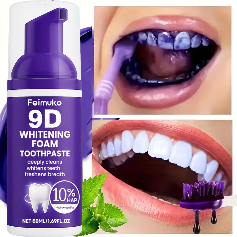 9D Purple Teeth Whitening Toot - Teeth Whitening That Works 评论和价格