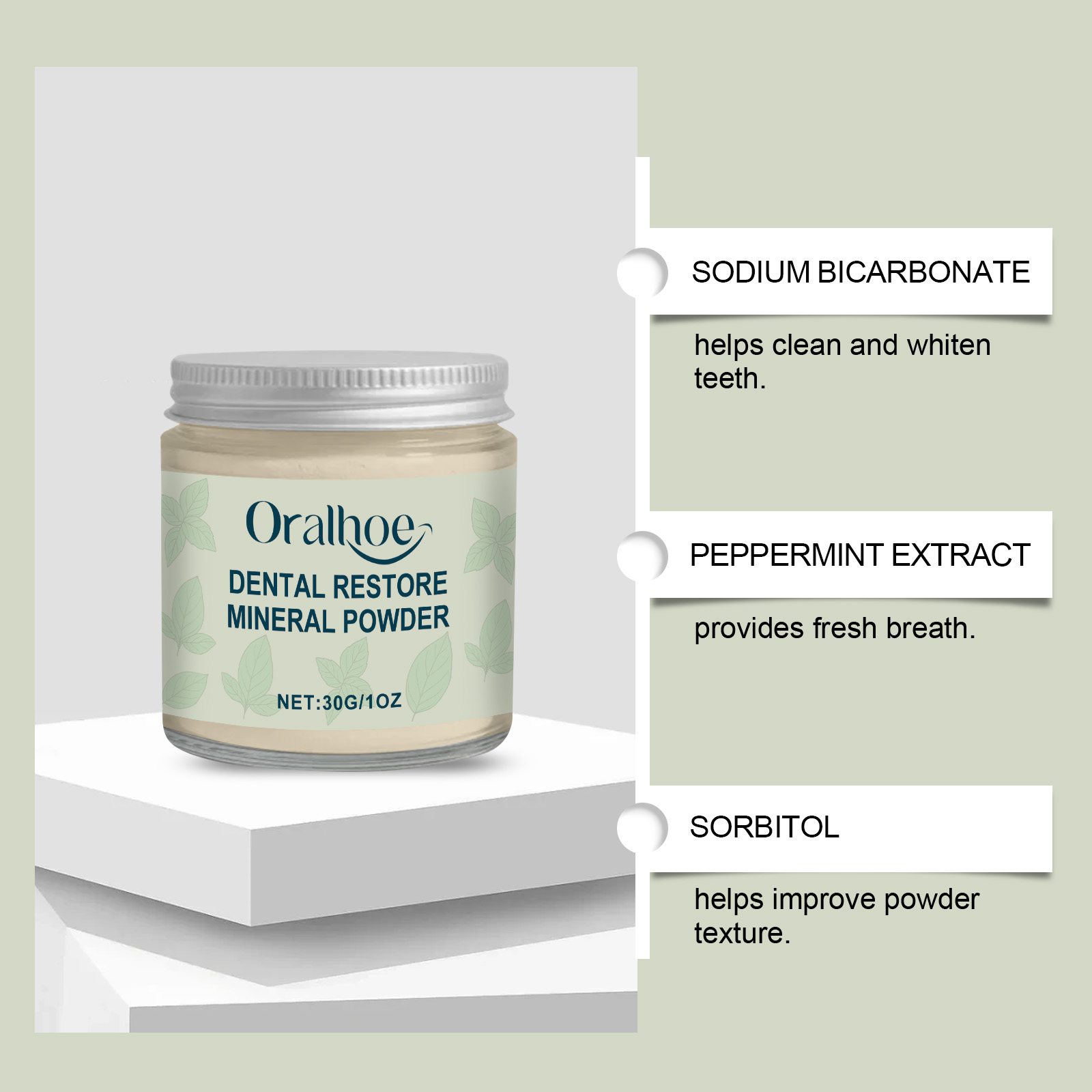 ORALHOE Dental Restore Mineral - Teeth Whitening Or Bleaching 评论和价格