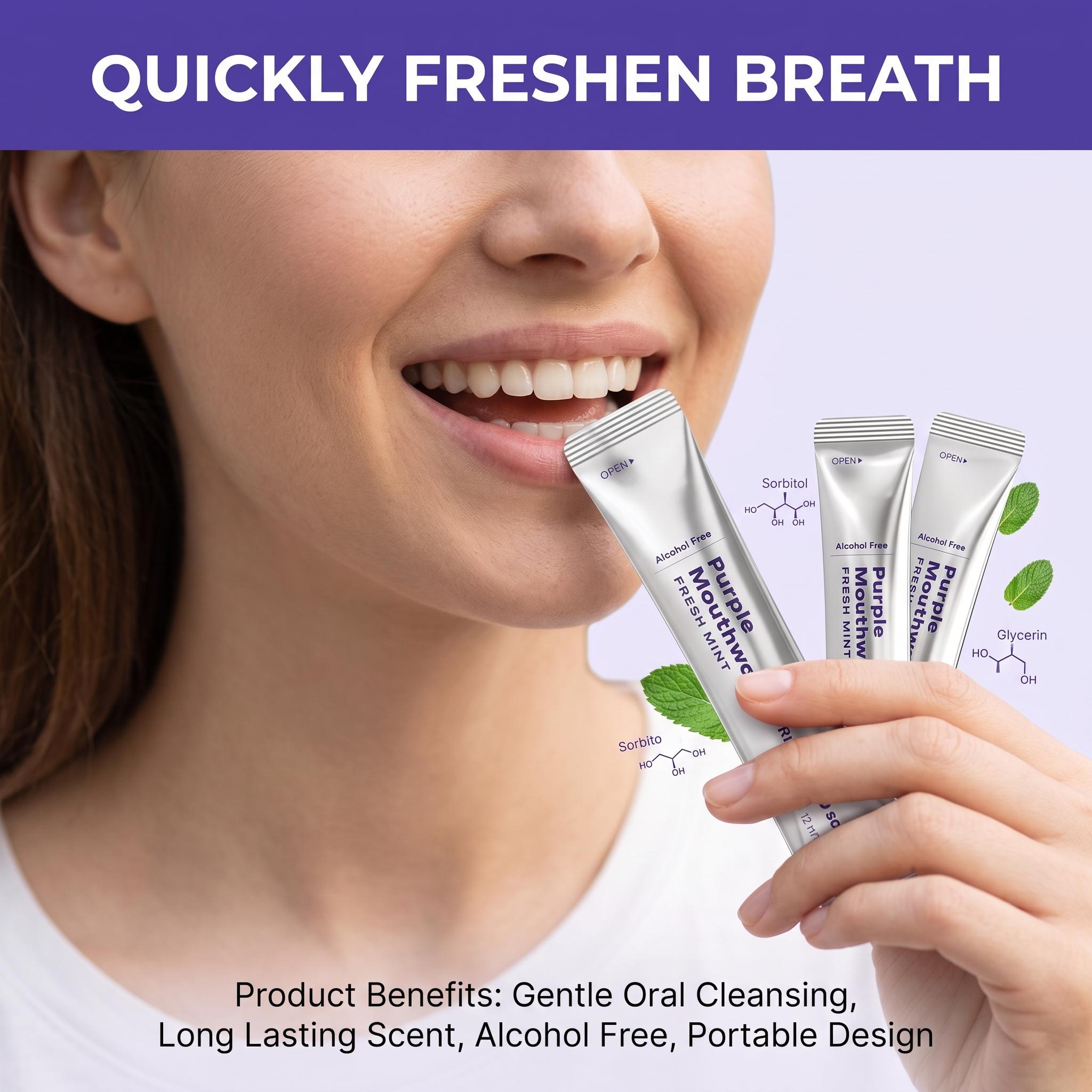 20Pack Purple Mouthwash For Te - Teeth Whitening Xylitol 评论和价格