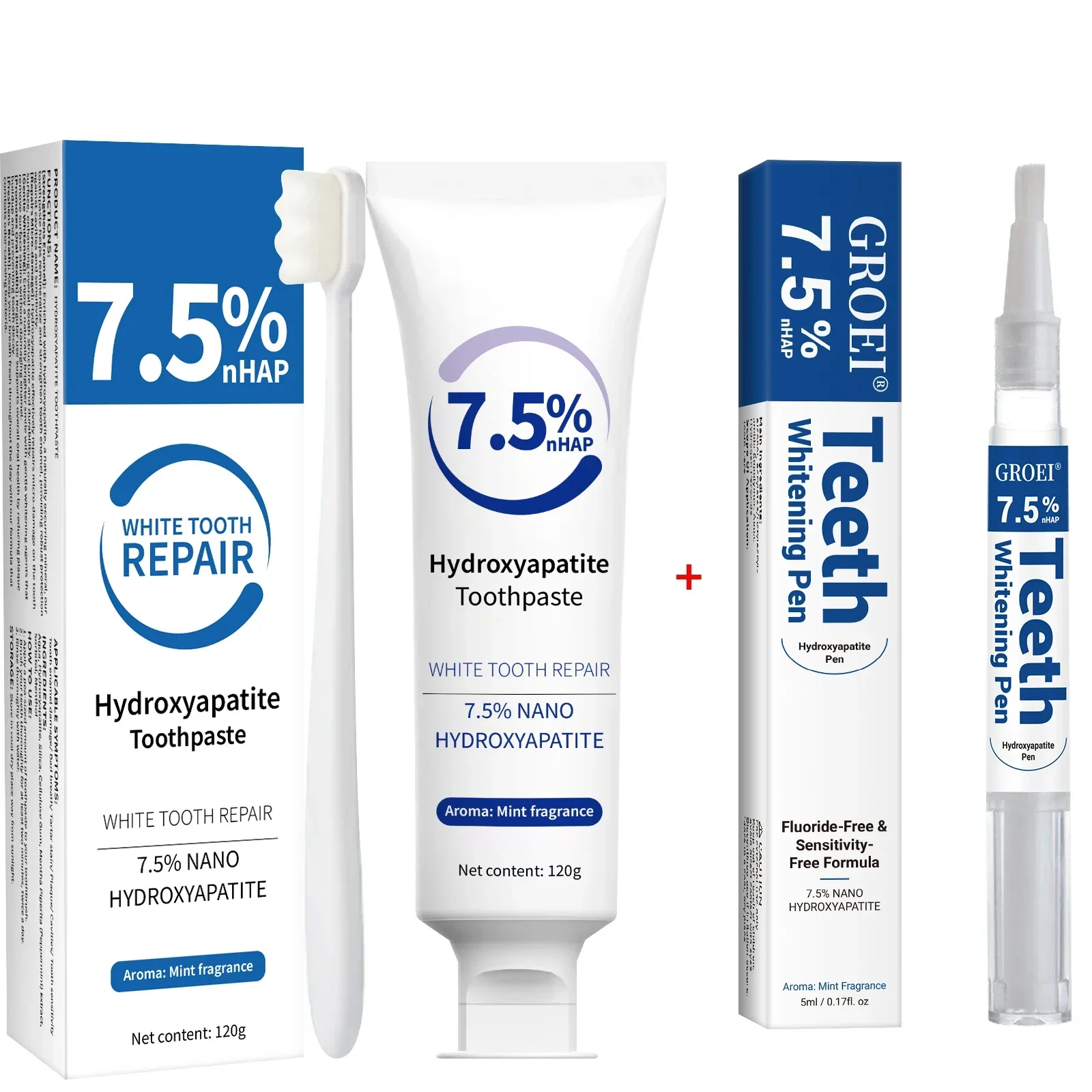 Toothpaste & Whitening Pen Kit - Teeth Whitening That Works 评论和价格