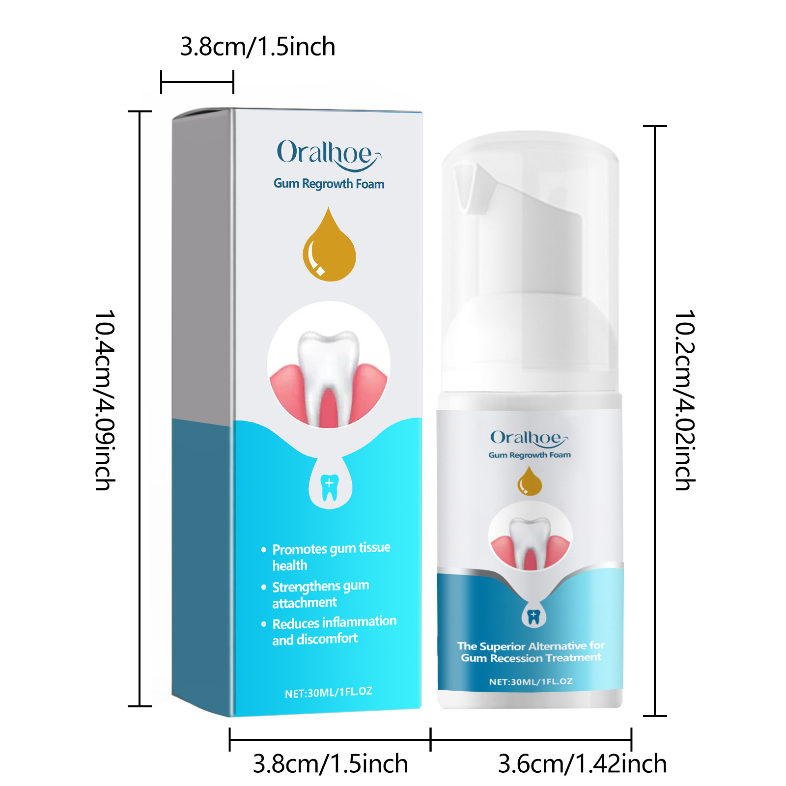 Gum Repair Foam Mousse Toothpa - Teeth Whitening That Works 评论和价格