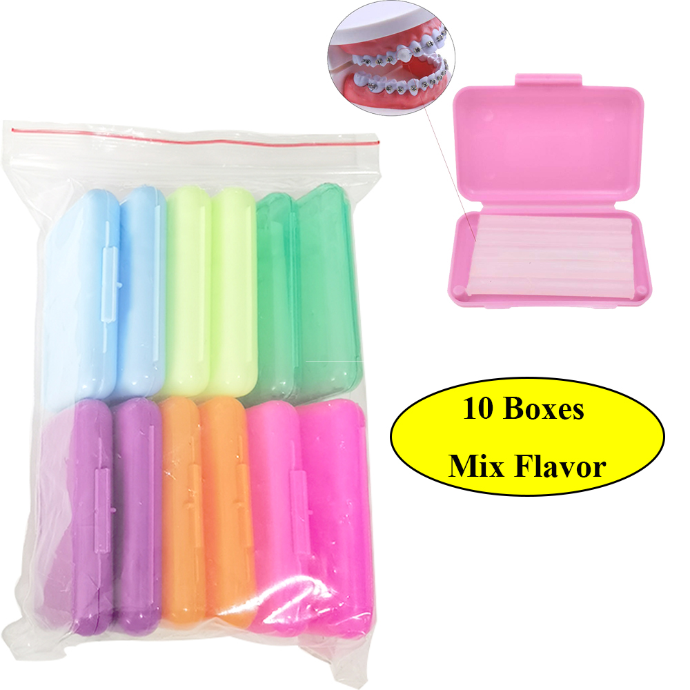 10box Dental Orthodontic Relie - Teeth Whitening Gum 评论和价格