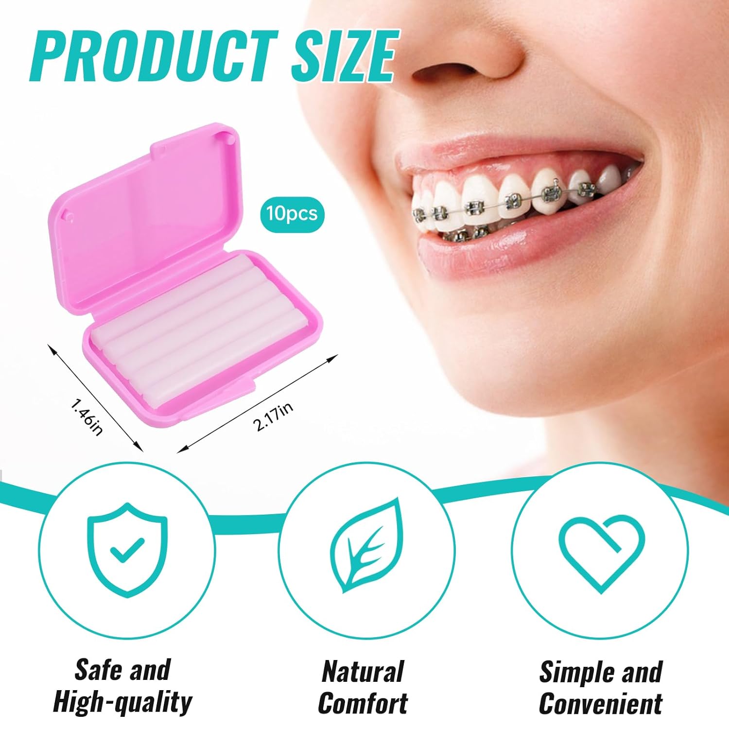 10box Dental Orthodontic Relie - Teeth Whitening Gum 评论和价格