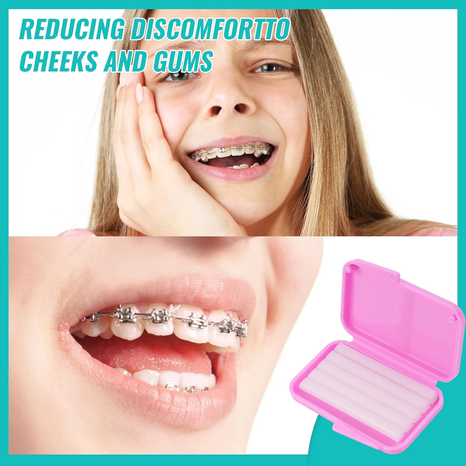 10box Dental Orthodontic Relie - Teeth Whitening Gum 评论和价格