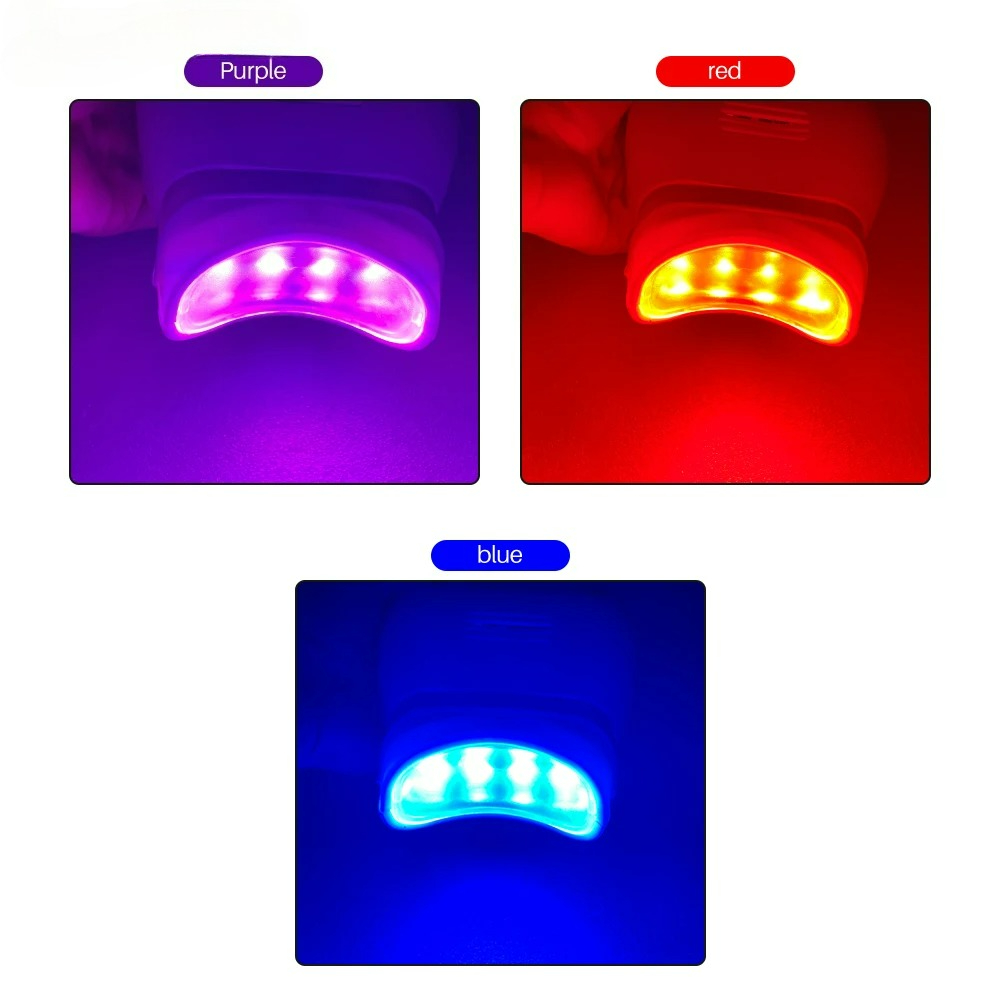Adjustable 3 Colors LED Teeth  - Teeth Whitening Dental 评论和价格