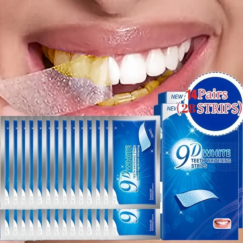 Teeth Whitening Strips - 9D Te - Teeth Whitening Effects 评论和价格