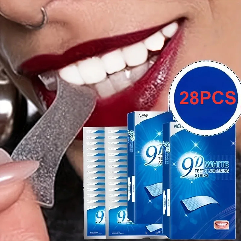 Teeth Whitening Strips - 9D Te - Teeth Whitening Effects 评论和价格